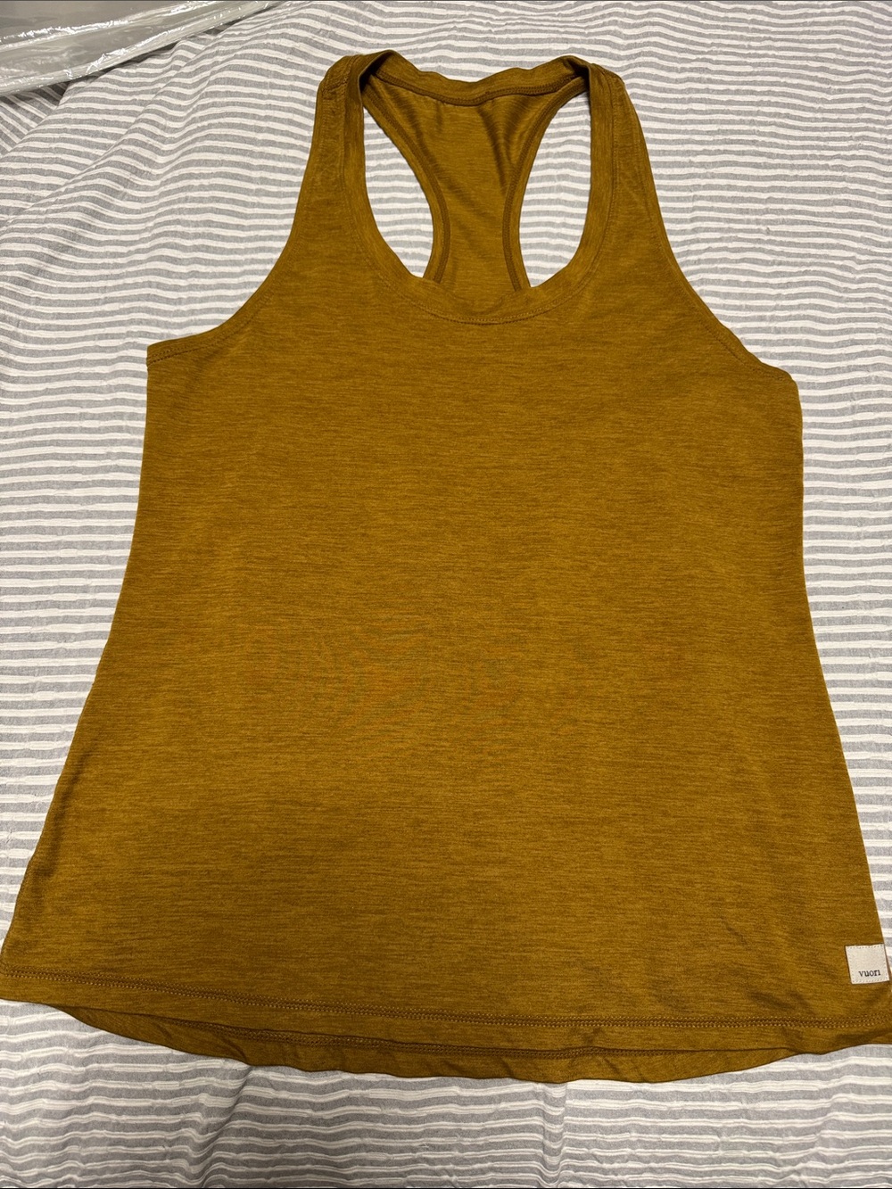 Vuori Women’s Racerback Tank — Mustard Gold